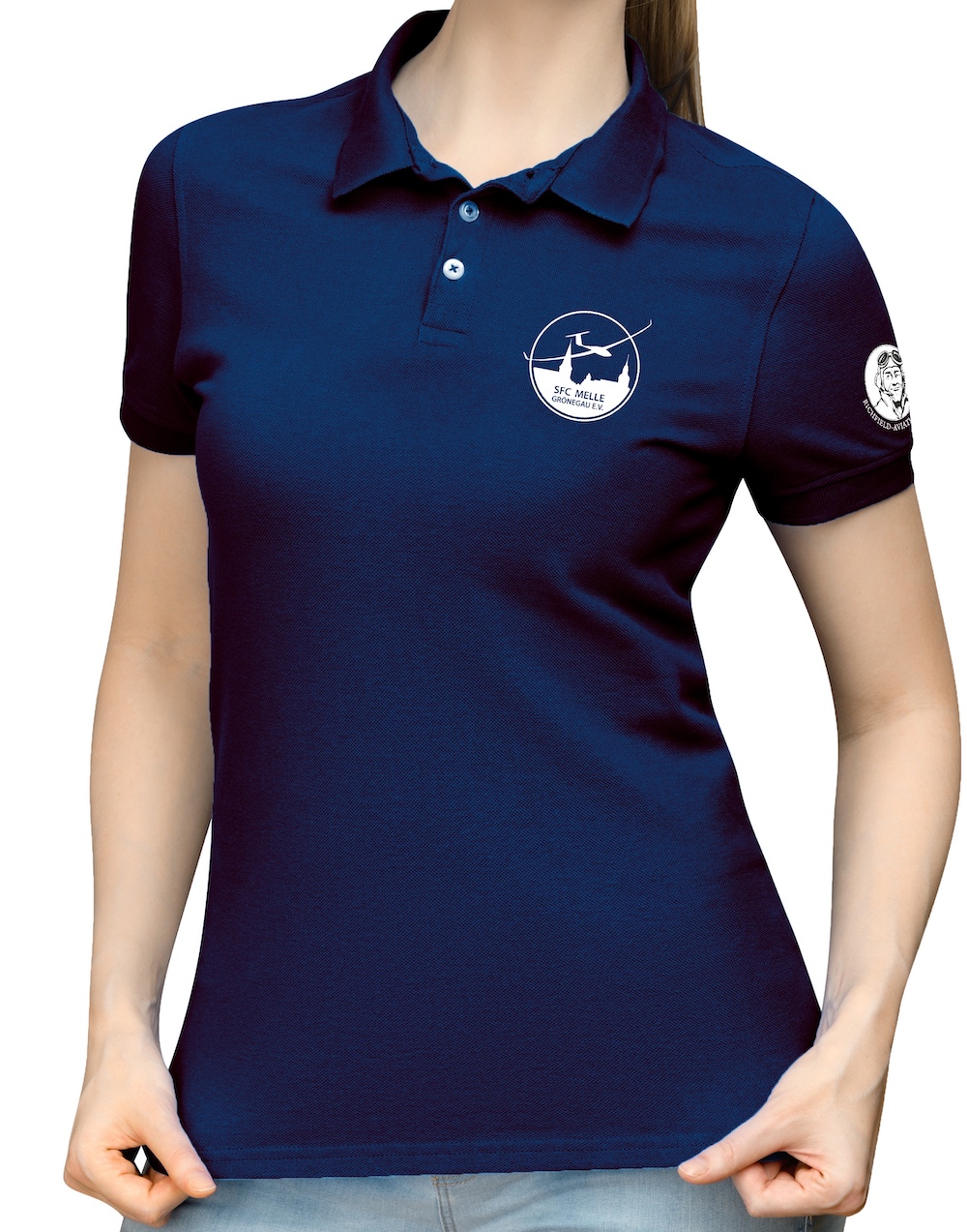 EDXG-lady-polo-navy-01 Damen Polo-Shirt SFC Melle Grönegau e.V.