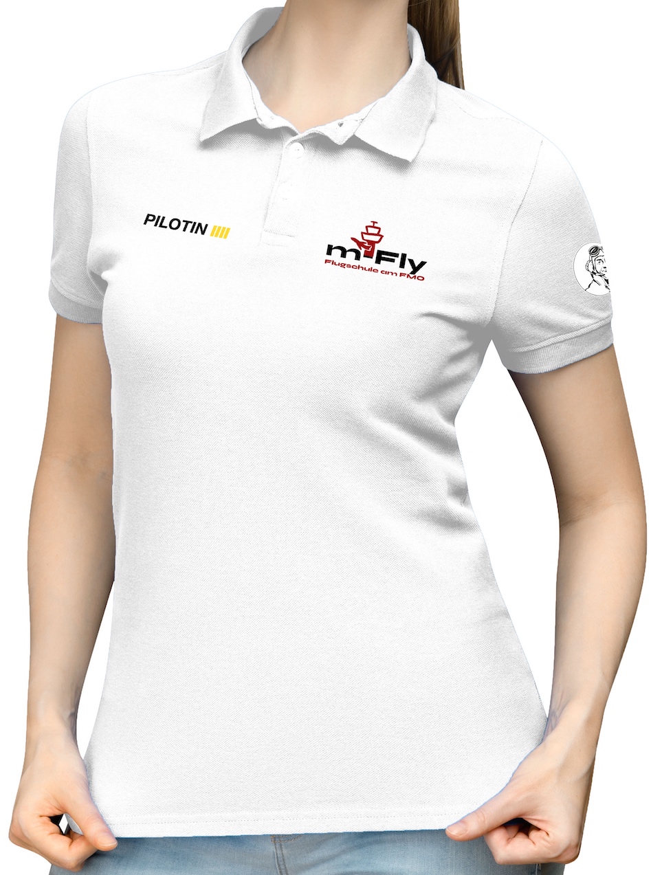 Damen Polo-Shirt "Pilots Edition" m-Fly