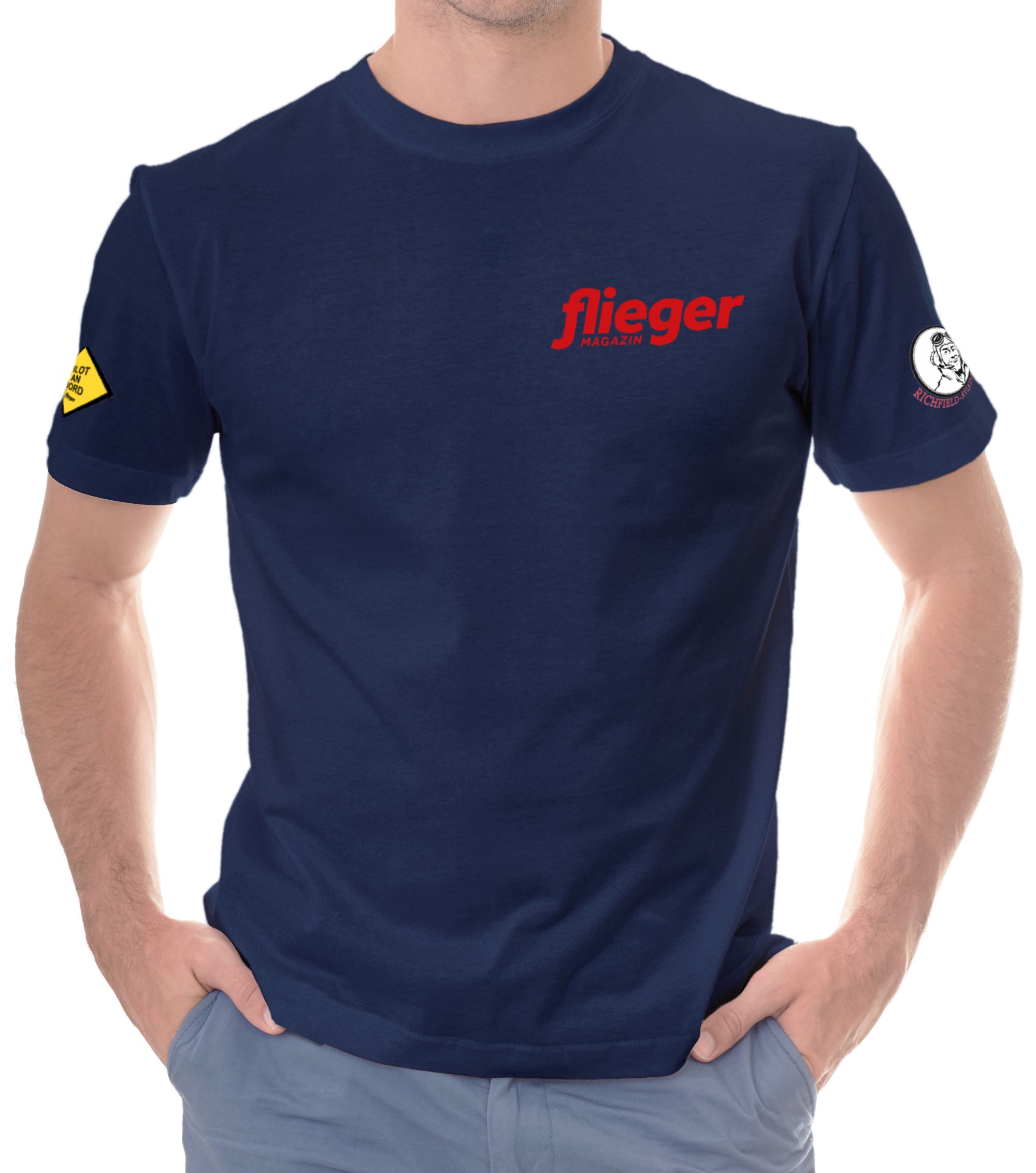 fm-SHOP-man-t-shirt-navy-01 Herren T-Shirt fliegermagazin