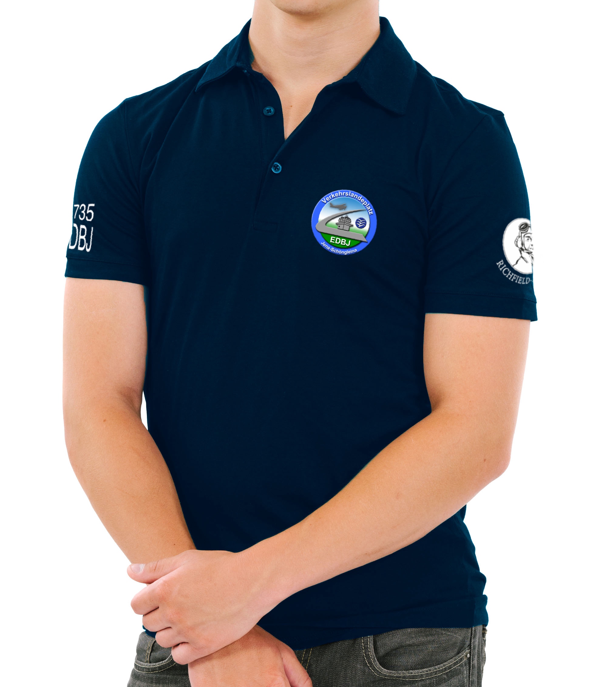EDBJ-airport-man-polo-navy-01 Herren Polo-Shirt EDBJ Airport-Shop