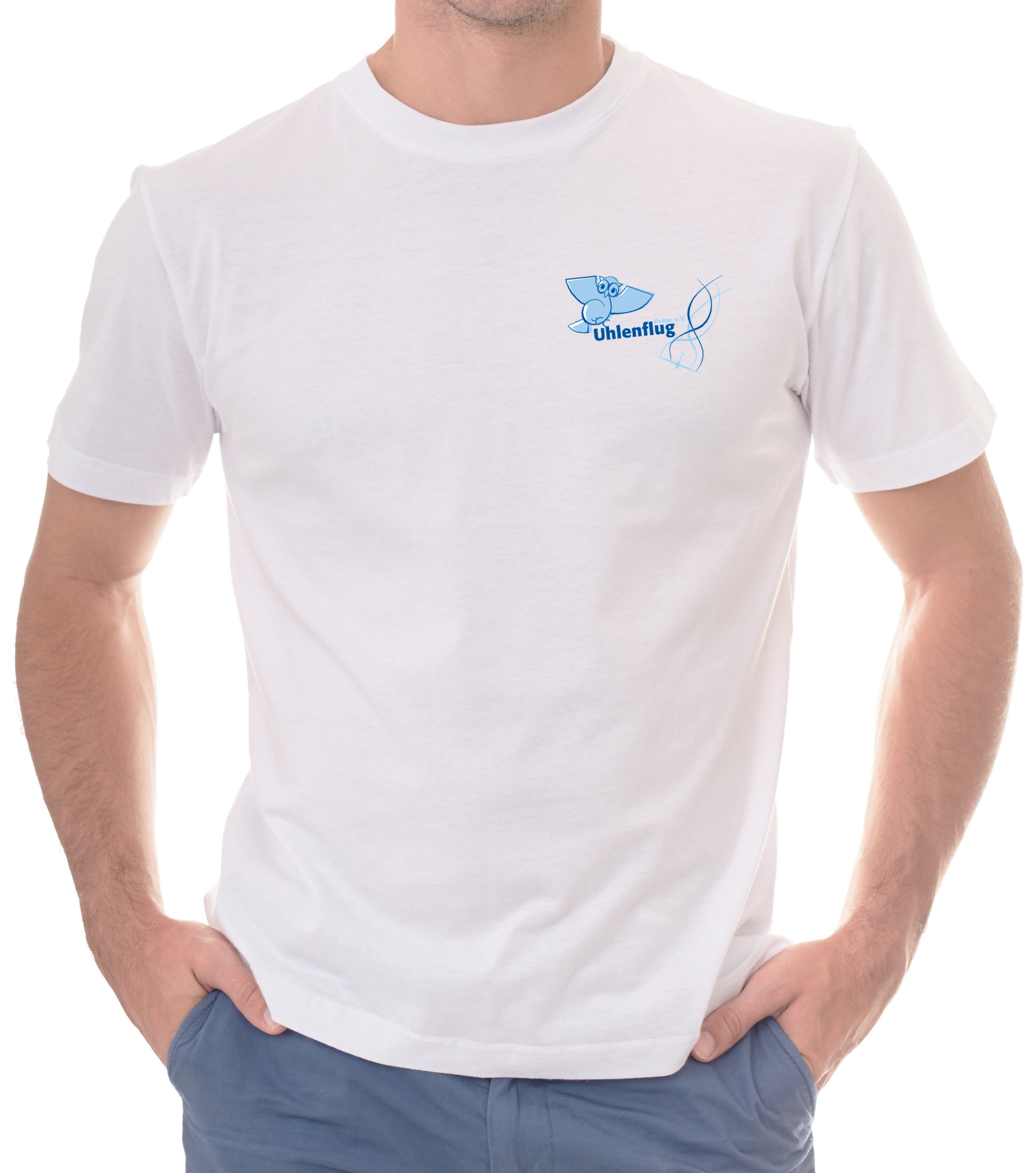 EDVP-BASIC-man-t-shirt-white-01 Herren BASIC-T-Shirt Uhlenflug Peine e.V.