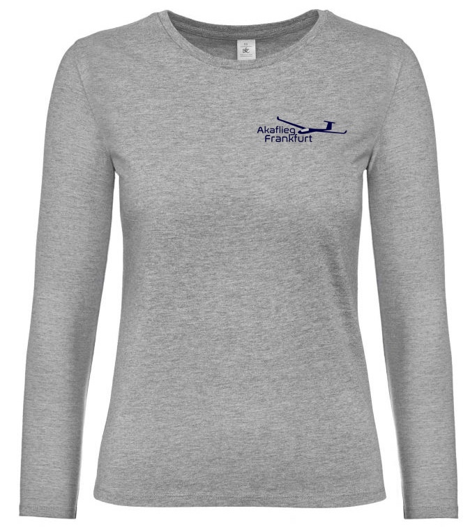 Damen Langarm T-Shirt Akaflieg Frankfurt Damen Langarm T-Shirt Akaflieg Frankfurt