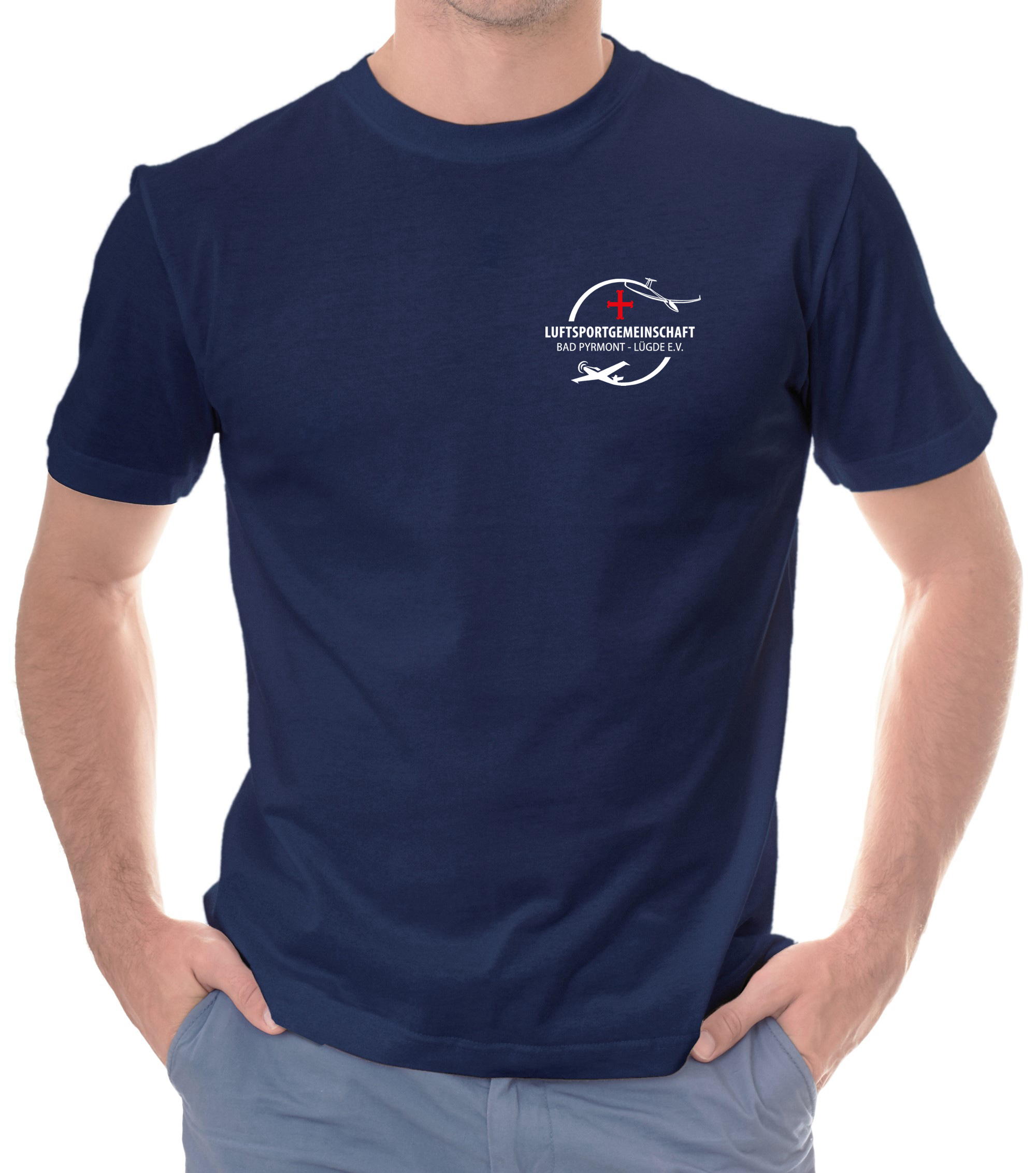 EDVW-man-t-shirt-navy-01 Herren T-Shirt LSG Bad Pyrmont-Lügde e.V.