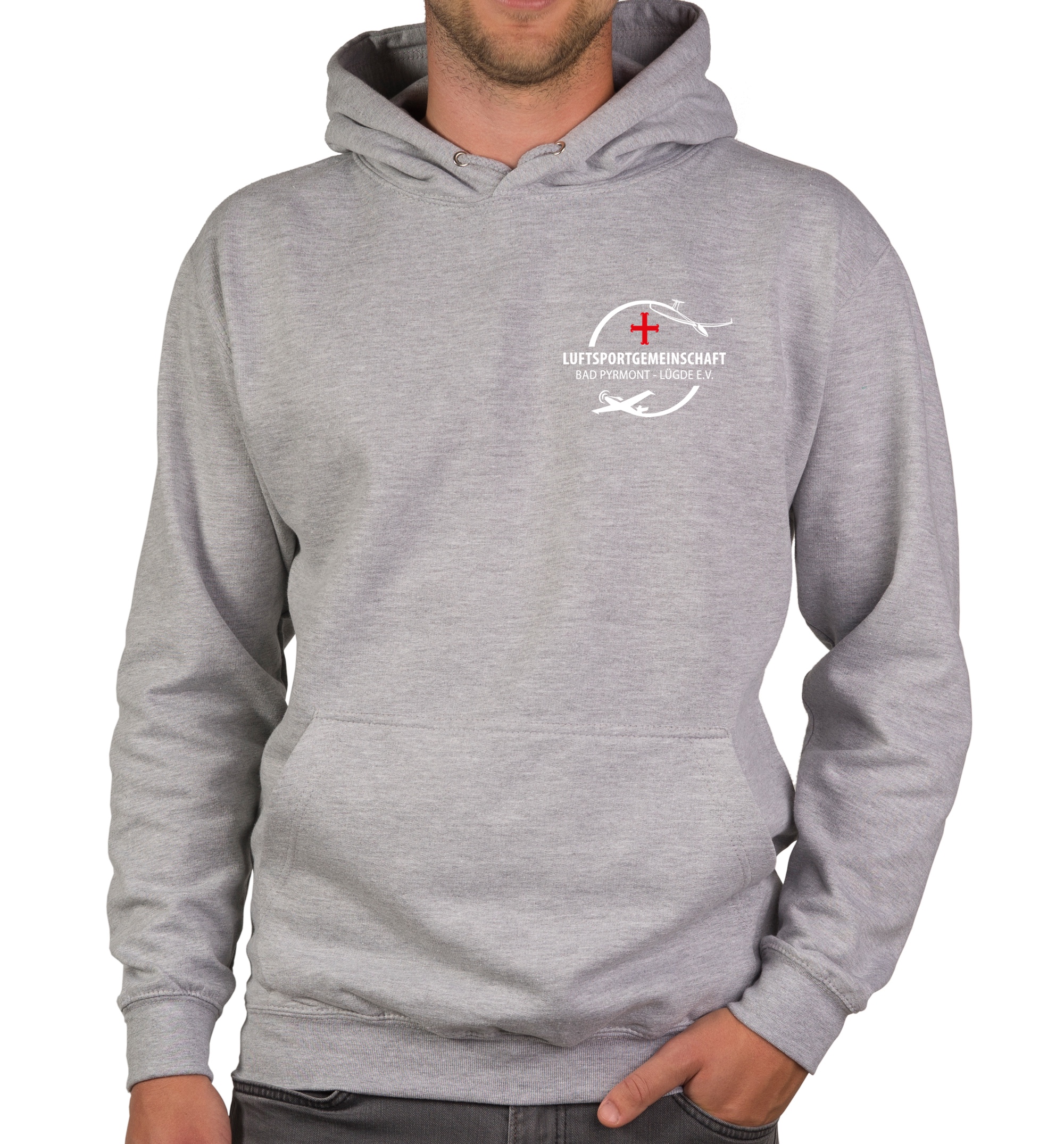 EDVW-hoodie-grey-01 Hoodie LSG Bad Pyrmont-Lügde e.V.