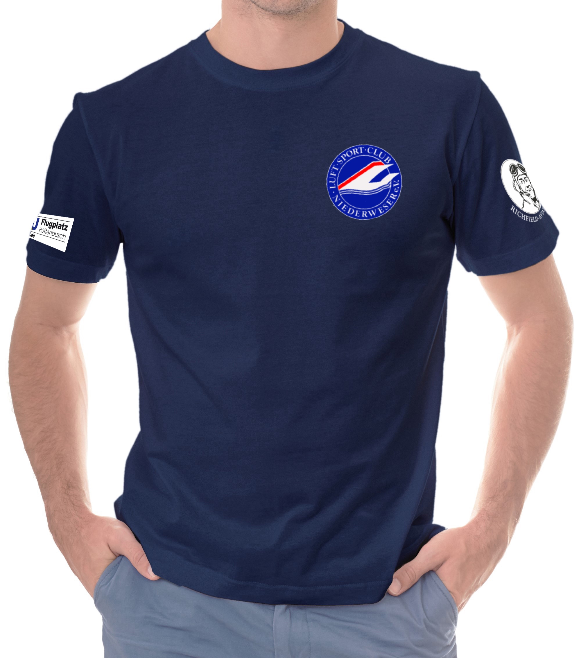 EDXU-man-t-shirt-navy-01 Herren T-Shirt LSC Niederweser e.V.
