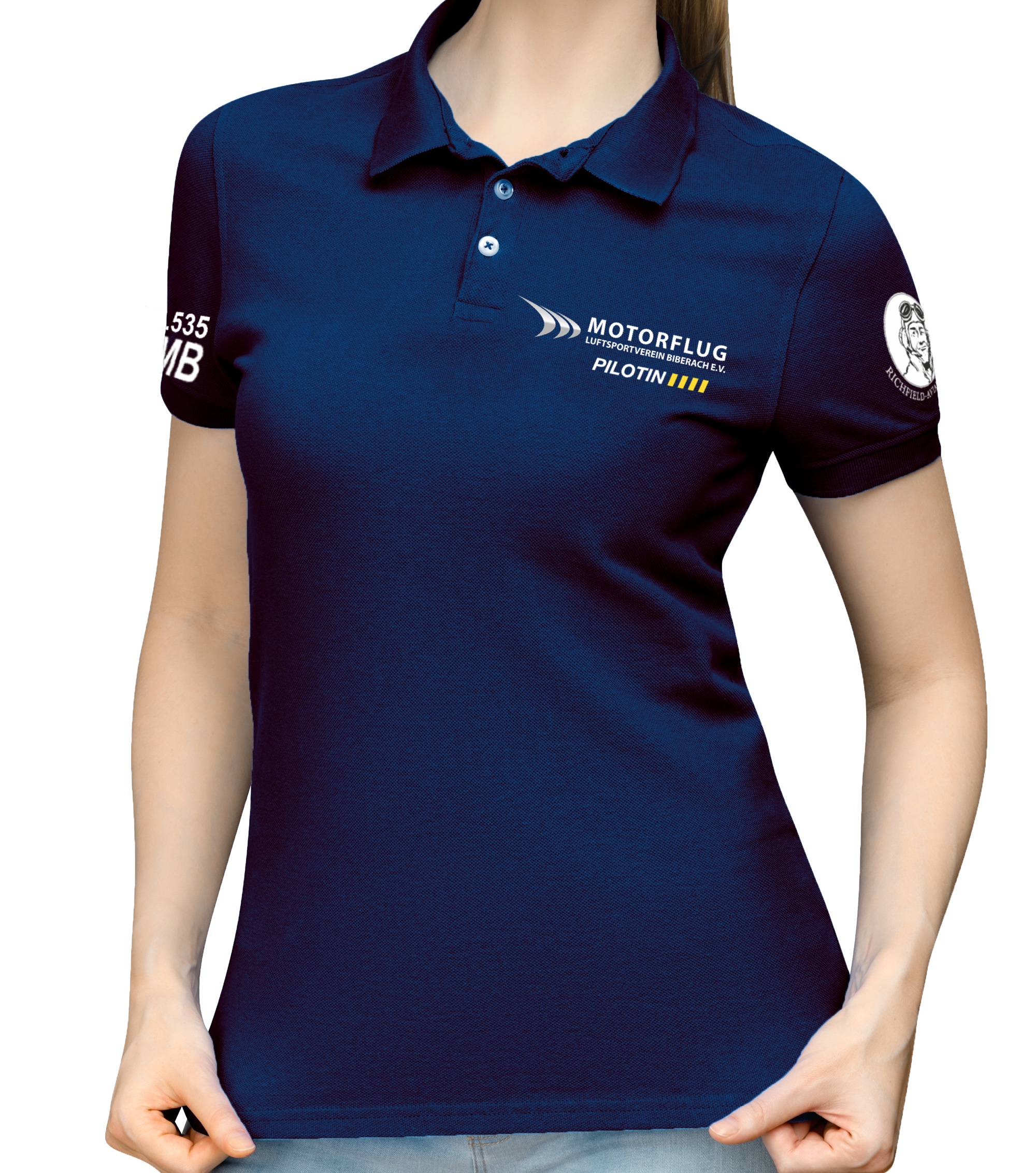 Damen Polo-Shirt "Pilots Edition" LSV Biberach e.V.