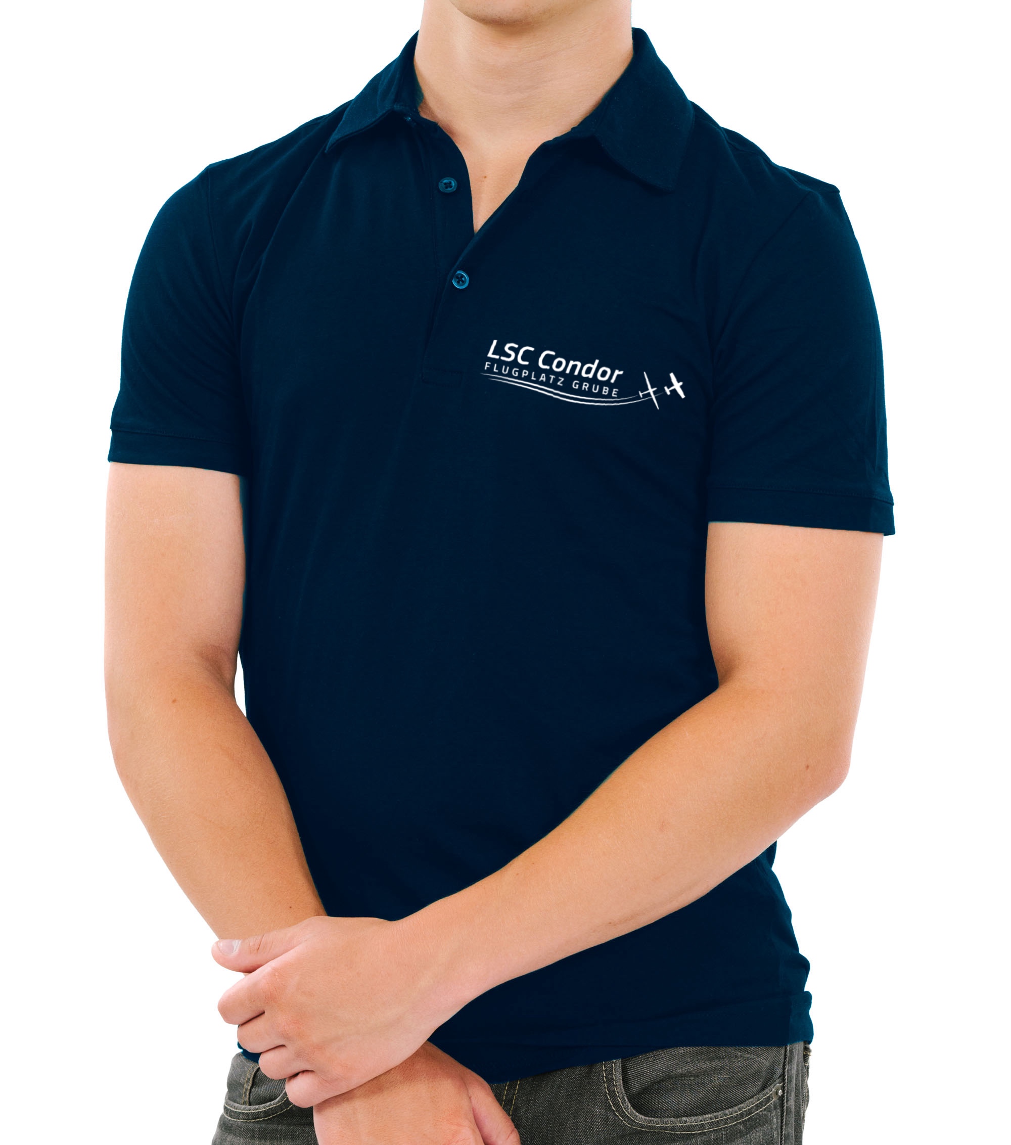 Herren BASIC-Polo-Shirt LSC Condor e.V.