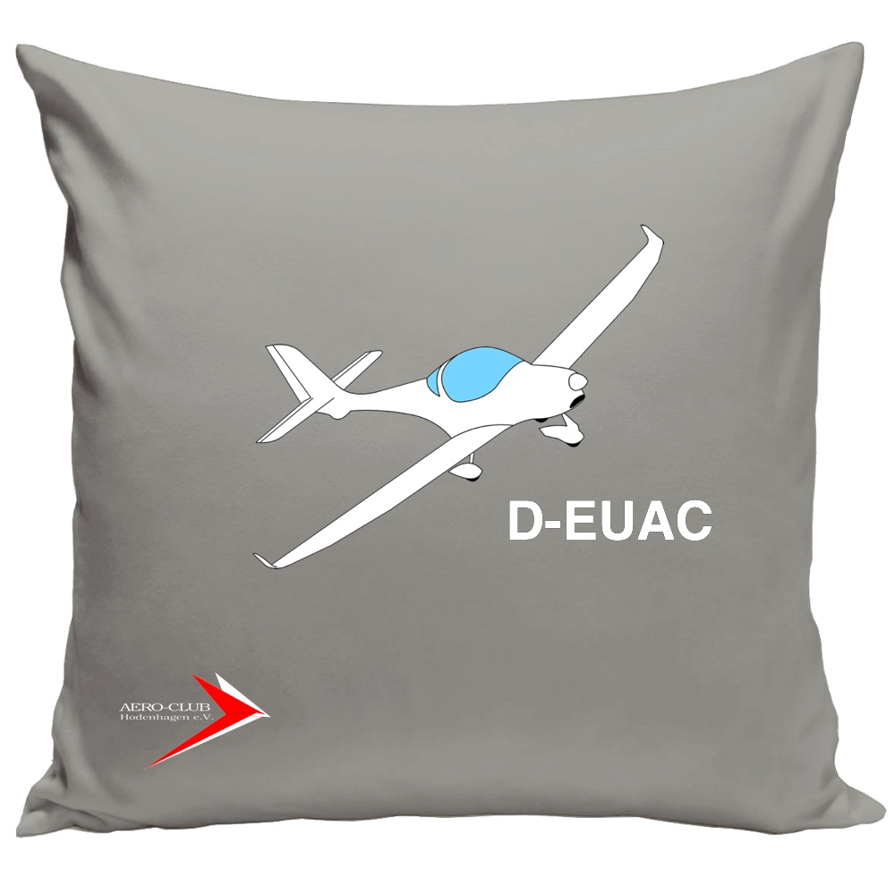 EDVH-cushion-UAC-grey Kissen AERO-Club Hodenhagen e.V.