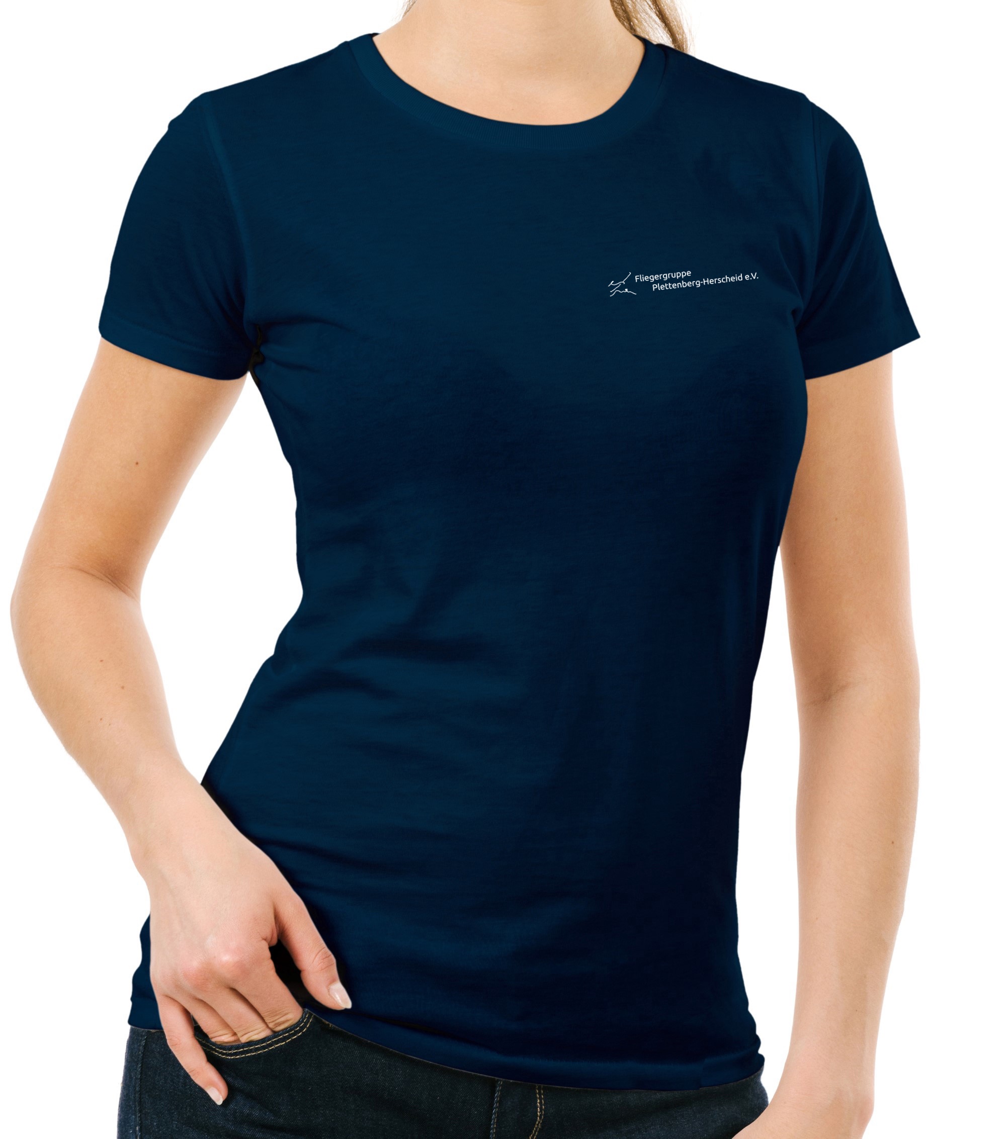 Damen BASIC-T-Shirt Fliegergruppe Plettenberg-Herscheid e.V.