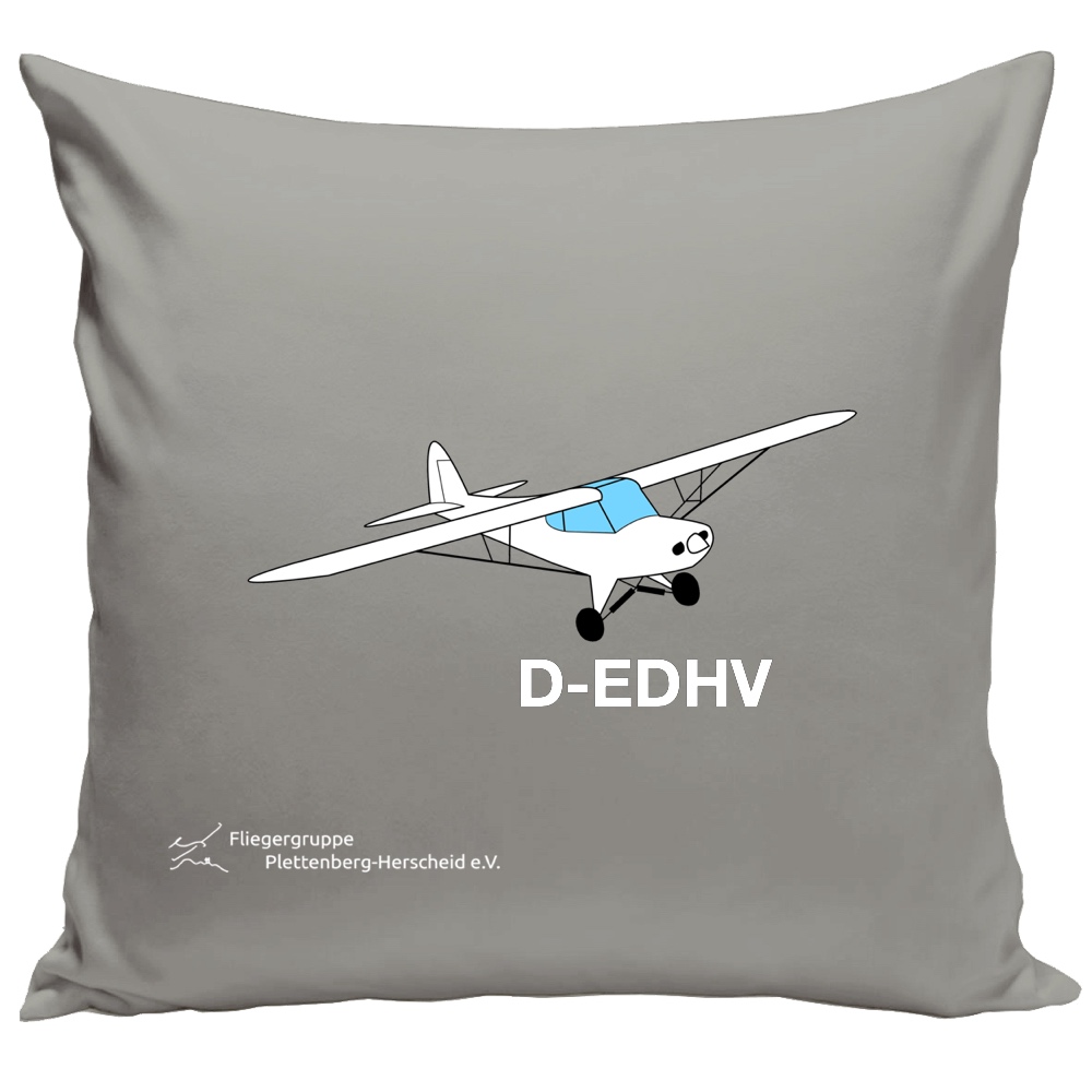 EDKP-cushion-DHV-grey Kissen Fliegergruppe Plettenberg-Herscheid e.V.