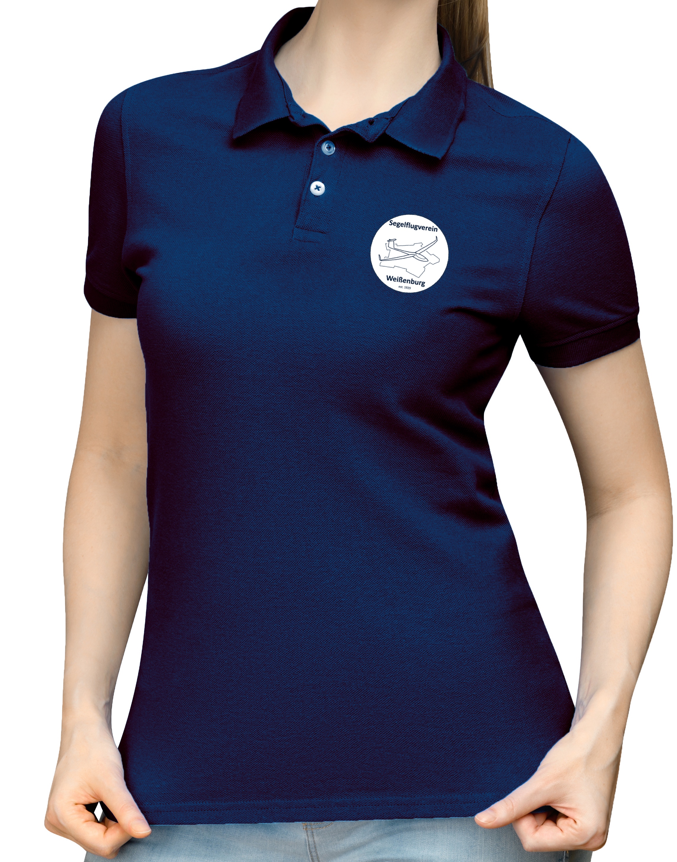 SV-Weissenburg-BASIC-lady-polo-navy-01 Damen BASIC-Polo-Shirt SV Weißenburg e.V.