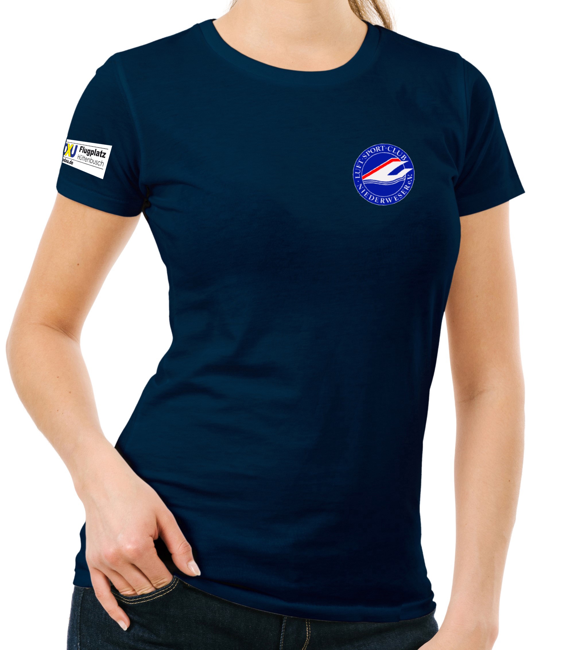 EDXU-lady-t-shirt-navy-01 Damen T-Shirt LSC Niederweser e.V.